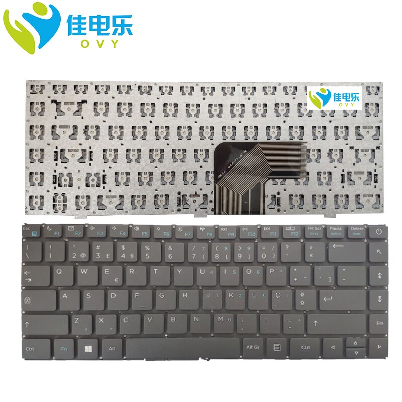 OVY PO. BG SK SP nos teclado del ordenador portátil para Prestigio 133S JM290 K649 YJ-522 YXT-NB93-54 MB2904005 YXT-NB93-52 MB2904002: Rosa