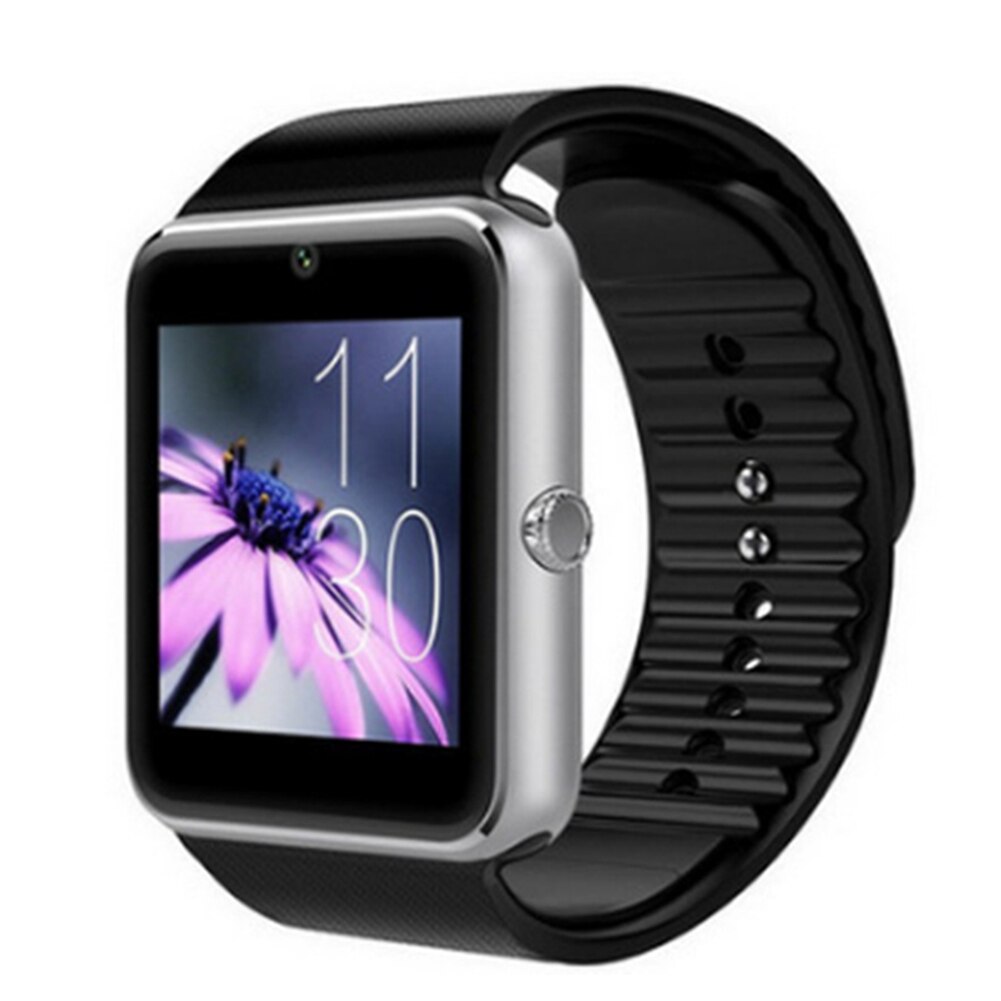 Smart Bluetooth Watch SIMs Card Slot Sports Pedometer Smart Phone Watch Suitable For Usual Phone XRQ88: Silver