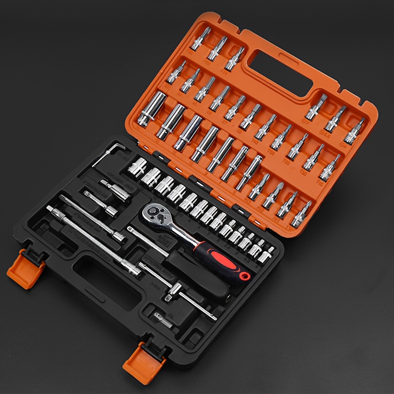 Kit de herramientas de reparación de automóviles de acero inoxidable para motocicletas todoterreno, accesorios completos de mantenimiento automotriz