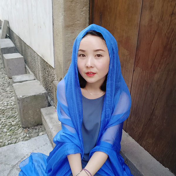 13 farver kvinder tørklæde overdimensioneret solid solbeskyttelse sjal blødt chiffon strand boheme silketørklæde kvinder sommer tyndt sjal: Blå