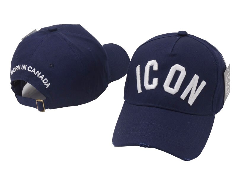 neue Icon Dsqicond 2 Kappe Dsquared Kappen Hysteresen Baseball Kappe Hut YJ1: 3-navy