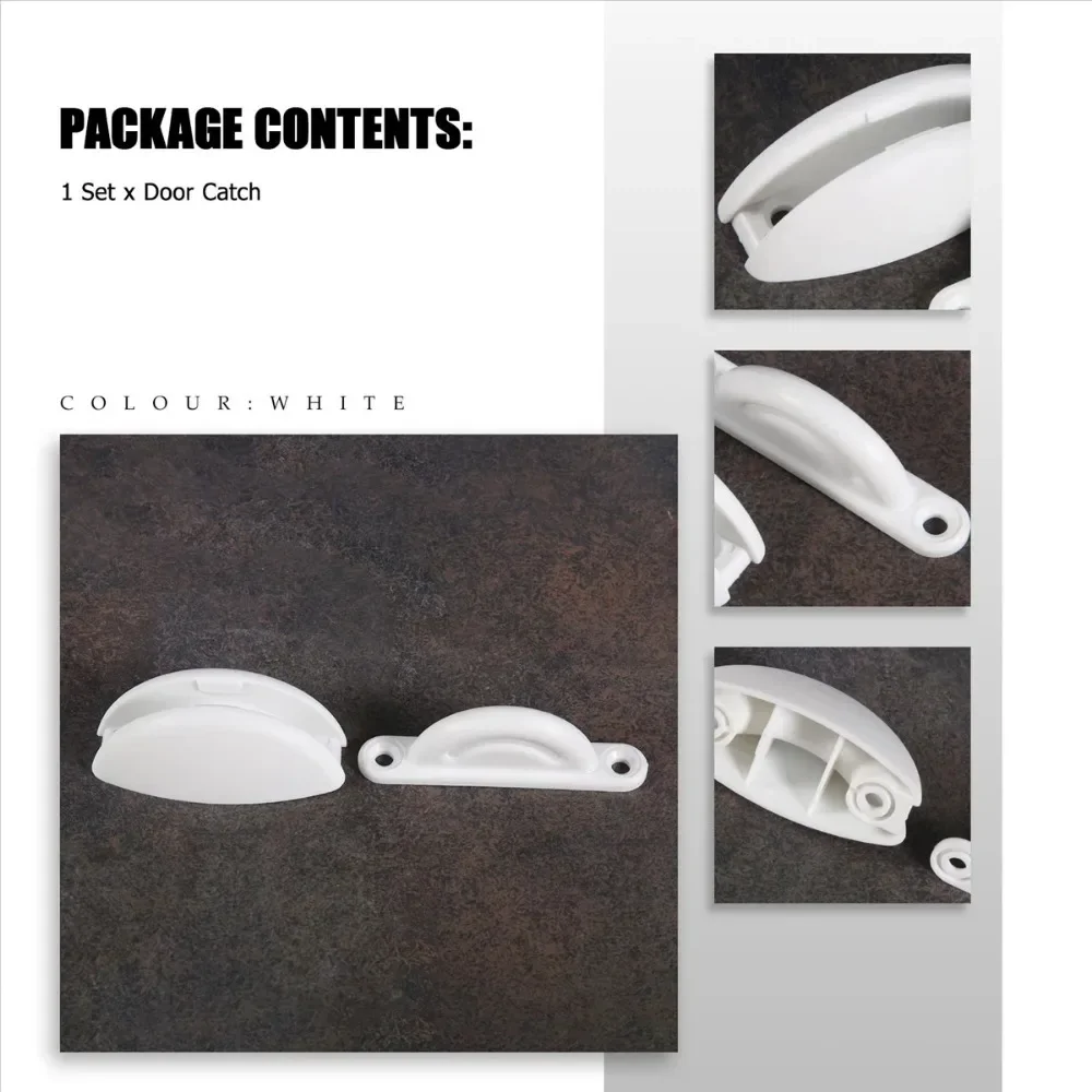 1 Set Camper Accessories Door Retainer Catch for Caravan Motorhome Lock Boat Rv Stopper Clip