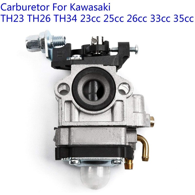 Carburetor for Kawasaki TH23 TH26 TH34 23CC 25CC 26CC 33CC 35CC Spark Plug Kit Replace