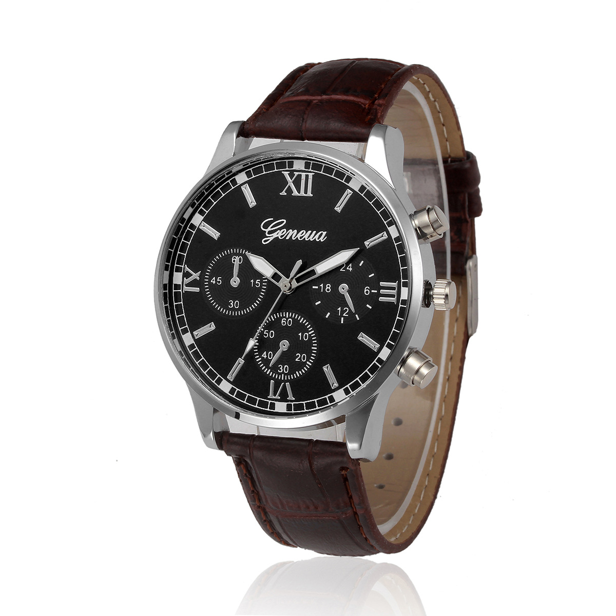 Luksusmærker til mænd, afslappet, analog quartz-armbåndsur til mænd, sportsur til mænd, herreur, montre homme: Lyserød