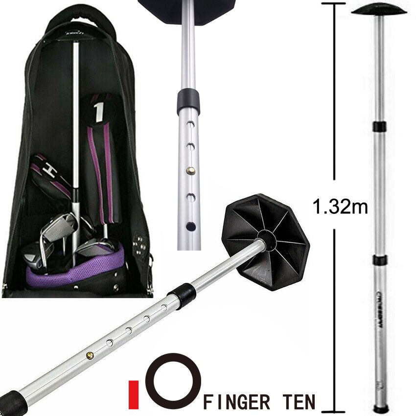 Stand Tool Golf Club Stiff Arm Support Protector Pole Travel Bag Adjustable Stretch Lightweight Foldable