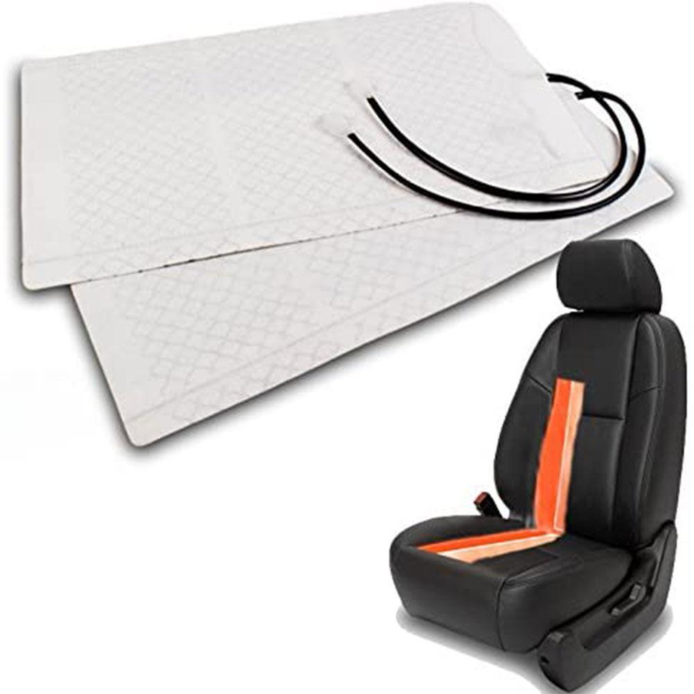 1Pcs Universele Auto Verwarmde Stoelhoezen Pad Carbon Fiber Verwarmd Auto Autostoel Verwarming Pad Winter Warmer Heater Mat