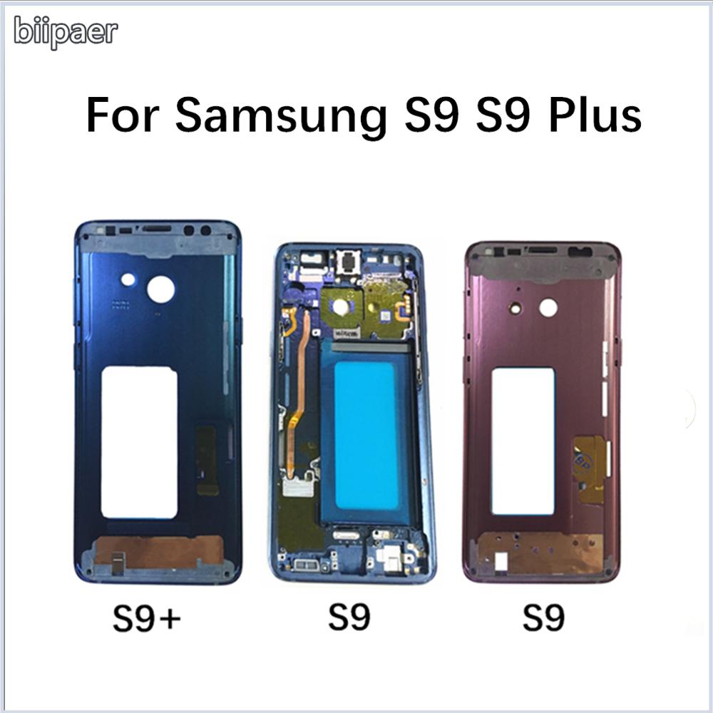 Middle Frame Metal Mid Plate Housing Bezel For Samsung Galaxy S9 G9600 G960F Middle Frame Plate Bezel For Samsung S9 Plus G965F