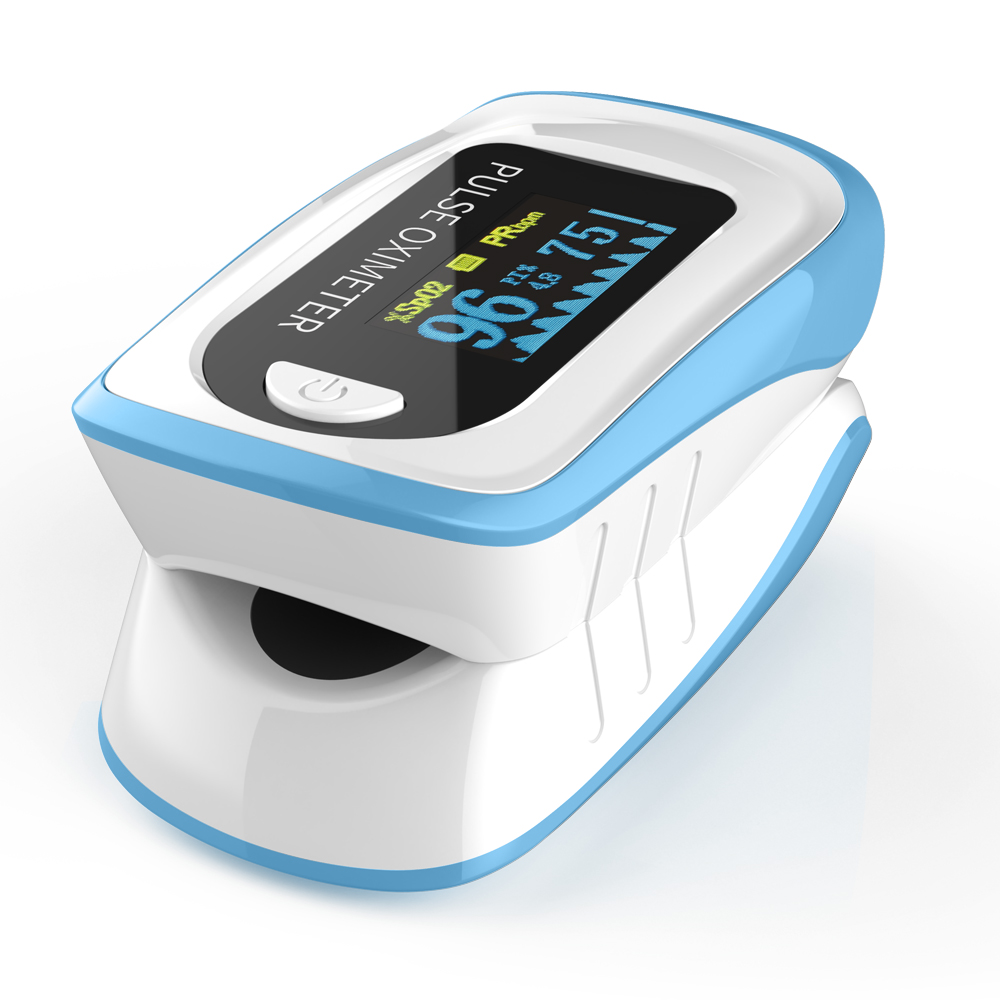 På lager nyeste finger oximeter fingerspids pulsoximeter pulsoximeter blodtryk puls pulsmåler uden batteri