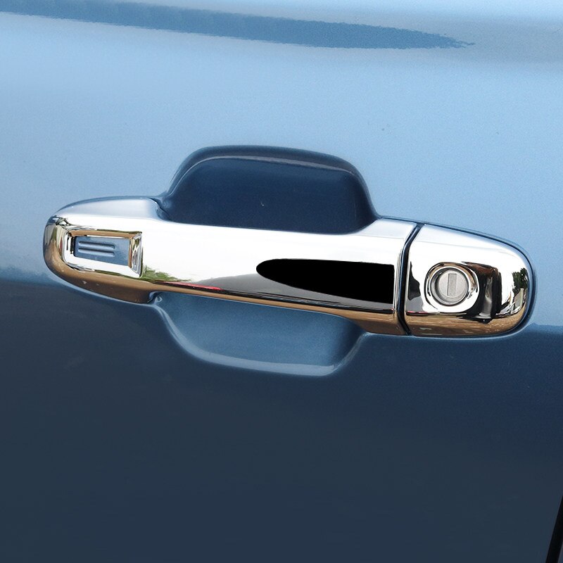 ABS Verchroomde Auto Deurgreep Cover Trim Met Smart Key Hole voor Subaru Forester