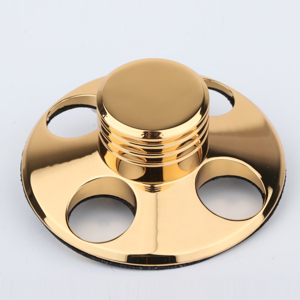 HiFi Piece Gold plated Record Weight LP Disc Stabilizer Turntable Vinyl Clamp