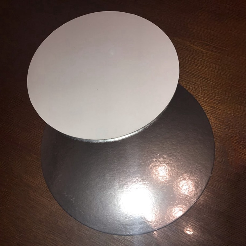 10 st rund tårtbräde non-stick mousse papper cirkel bas kartong papper mousse cupcake kakfat matta