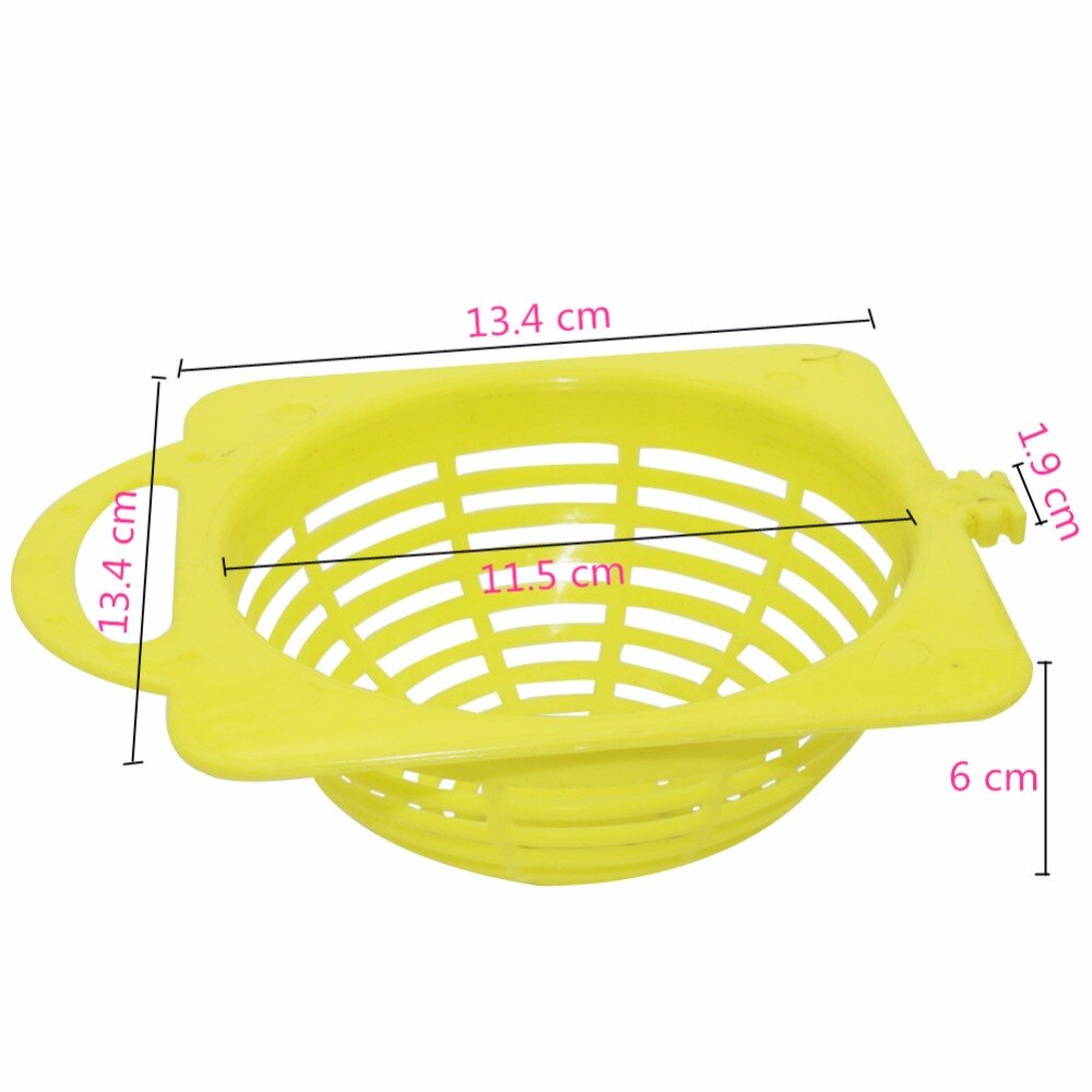 Plastic Kanarie Nestkooi decoratieve kooien 3 optionele vogeleieren Nestpan Huisdier Vogels Uitkomen Gereedschap Benodigdheden