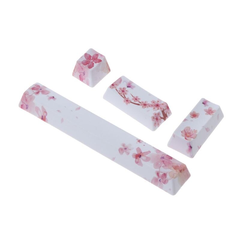 SpaceBar Keycap PBT Five Sides Dye-Subbed Spacebar 6.25U Cherry Profile Space Bar Keycap for DIY Mechanical Keyboard