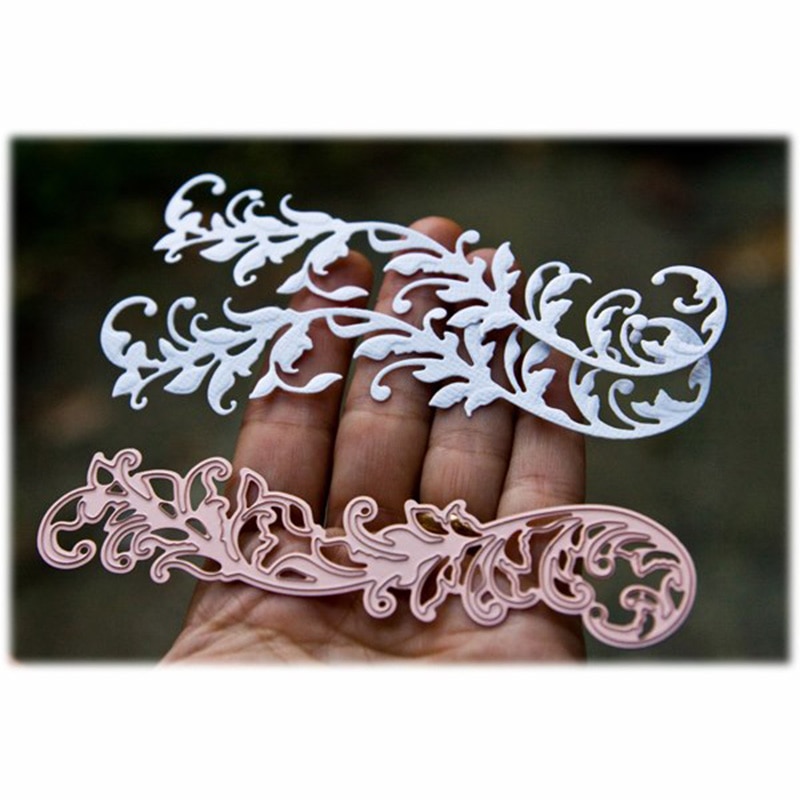 2020 Nowy przyjazd liście metalu wykrojniki szablony dla DIY Scrapbooking/album fotograficzny znaczki dekoracyjne wytłaczanie papier robić majsterkowania