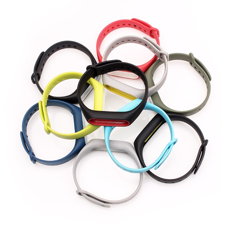 Correa BOORUI de silicona mi Band 2, doble color, reemplazo de correa mi band2, Correa inteligente para xiaomi mi2