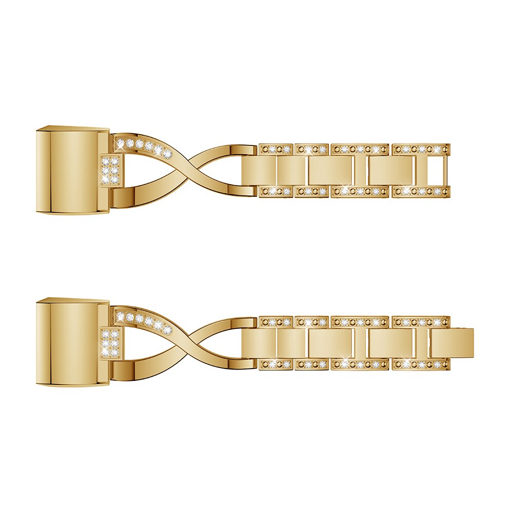 Watch Band For Fitbit Charge 2 strap Replacement Metal Bracelet Adjustable Straps for Fitbit charge2 Watch Bands with Rhinestone