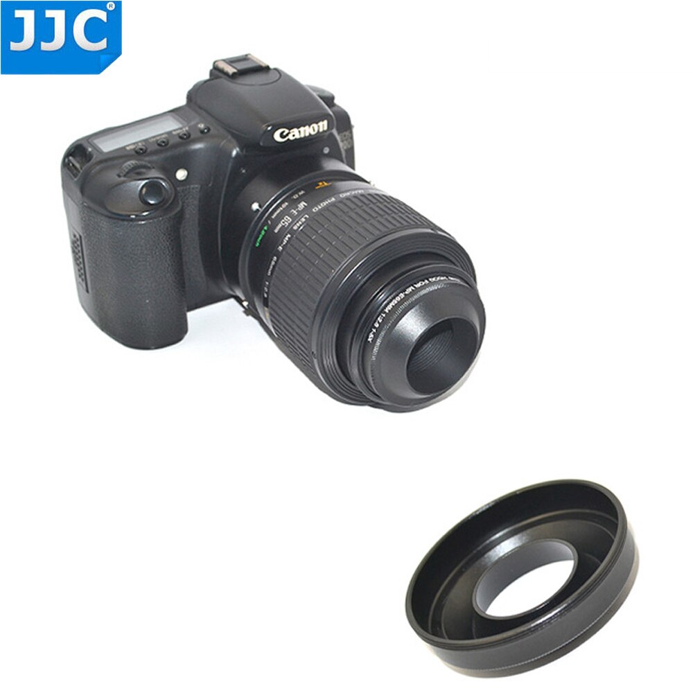 JJC Lens Hood Vite per CANON MP-E 65 millimetri f/2.8 1-5x Macro Foto Sostituisce MP-E65