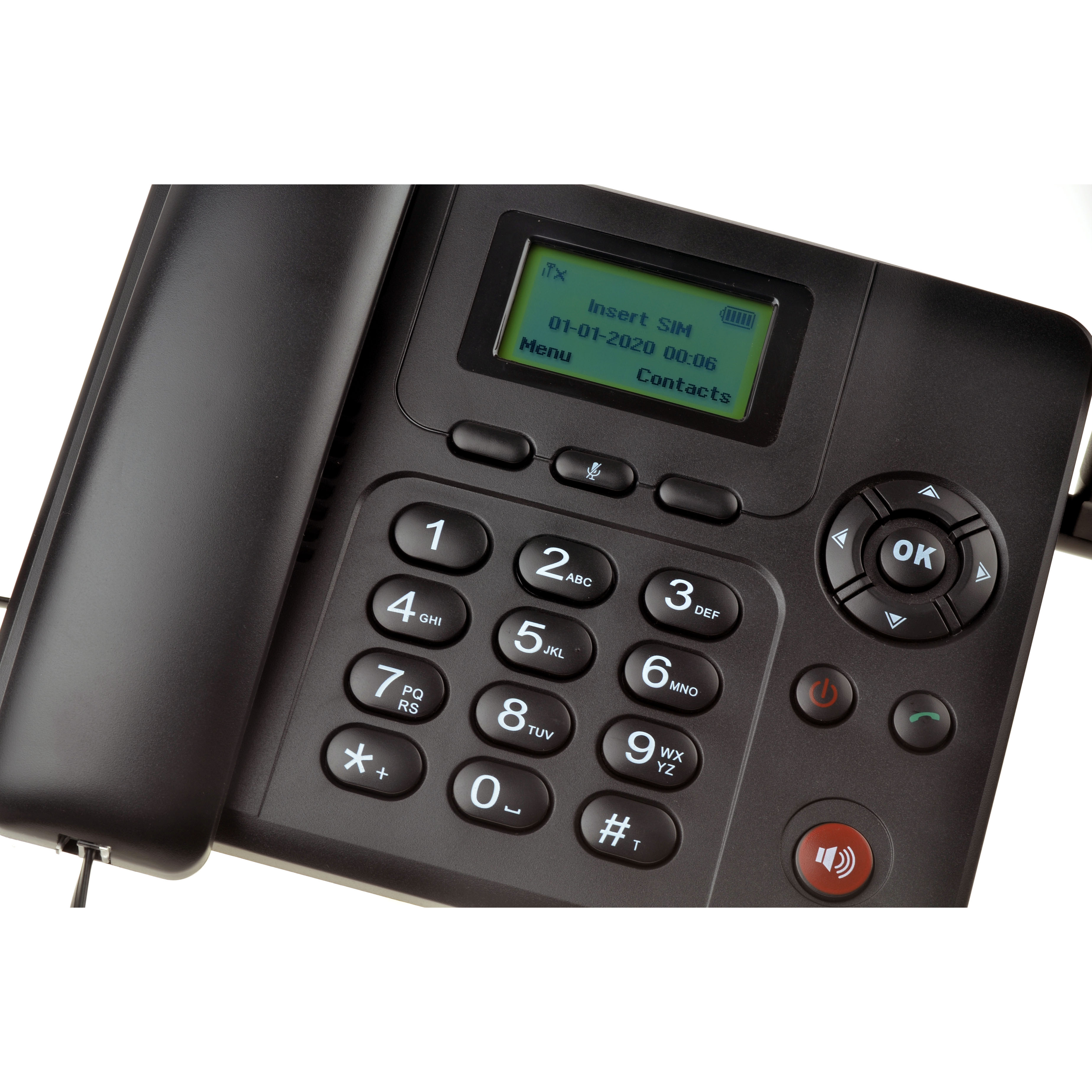 3G WCDMA GSM Fixed Wireless Phone Calling Record Babycall MP3 indoor Antenna in Russian Spanish French Arabic Italian