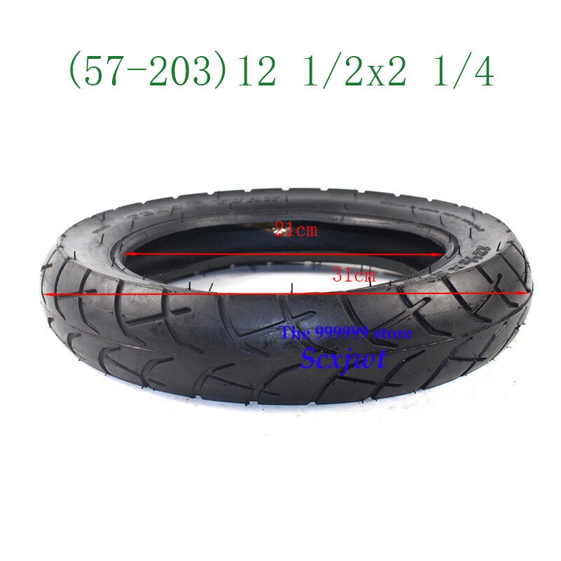 Gratis winkelen 12 1/2X2 1/4 (57-203) band en binnenband past Veel Gas Elektrische Scooters en e-Bike