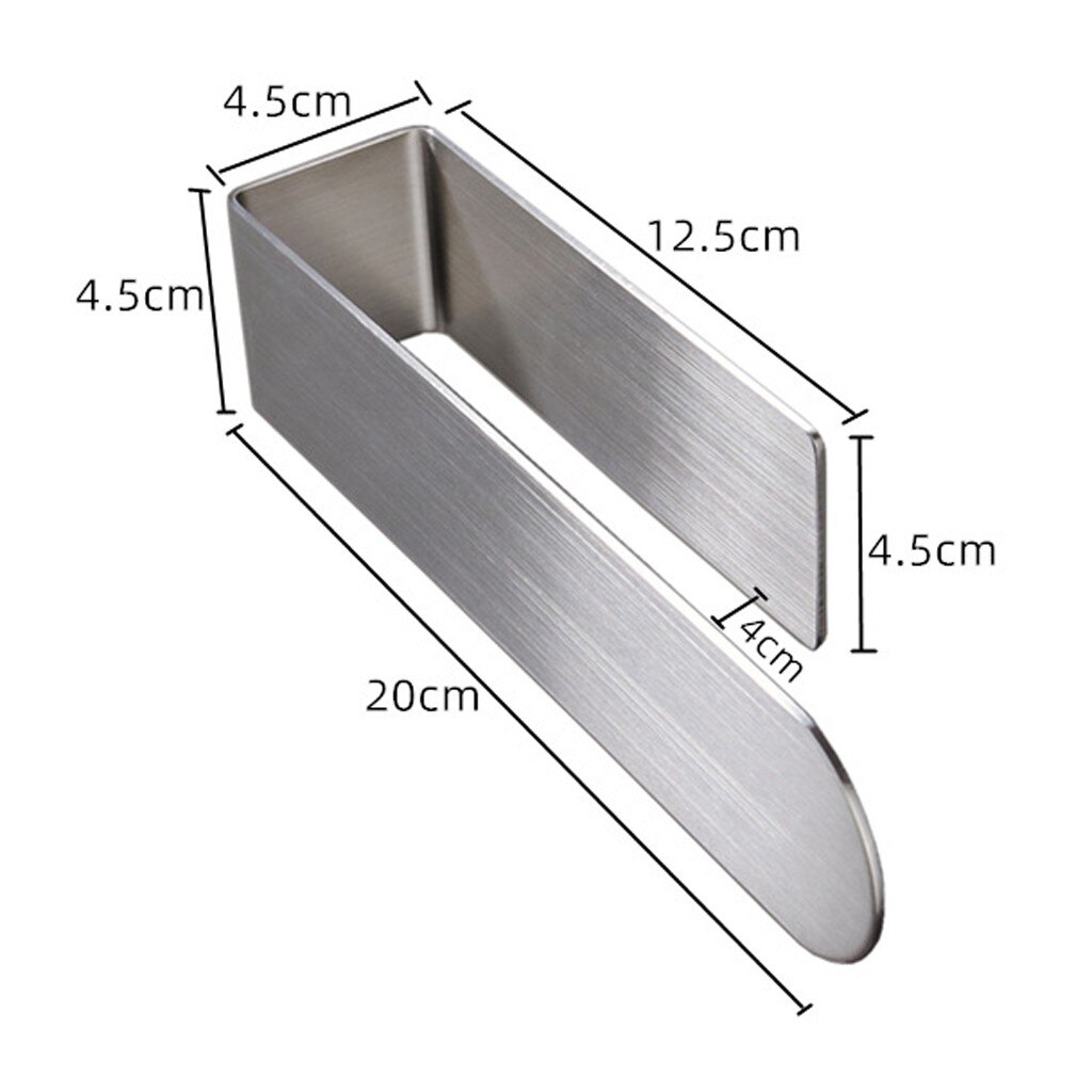 Handdoek Houder Badkamer Handdoeken Rack Hanger Zwart Zilver Rvs Muur Opknoping Handdoek Bar Organizer Keuken Opslag Plank