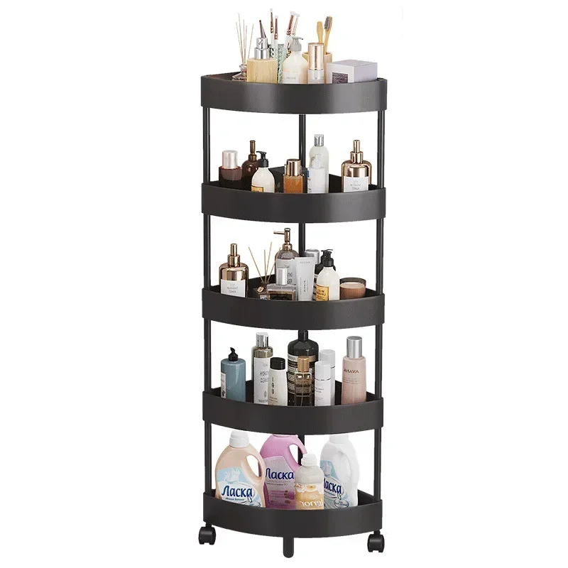 Mueble esquinero para baño, estante triangular para suelo, estante de almacenamiento multicapa, mueble para baño y cocina