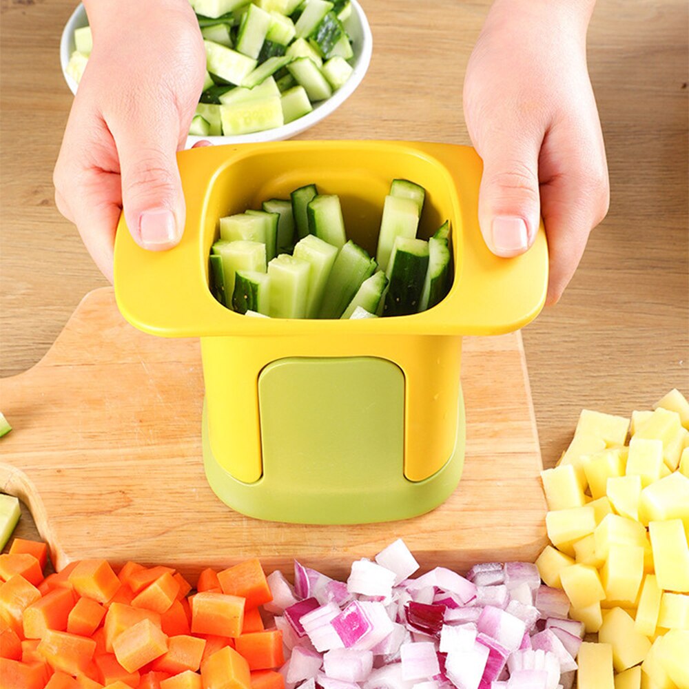 Multi-function Vegetable Cutter Household Hand Pressure Onion Dicer For Kitchen Handheld Slicer Chips Making Tool PR