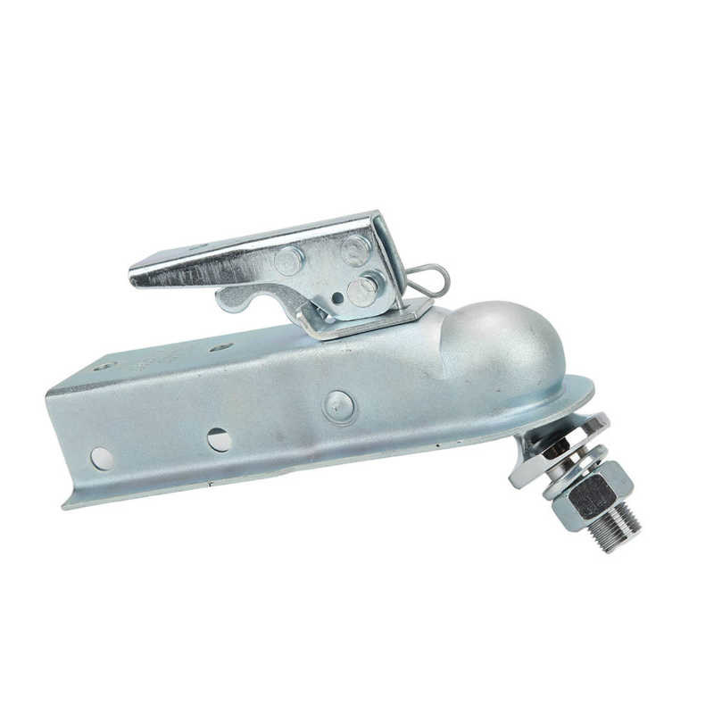 Towing Ball Coupler Trailer Hitch Coupler Steel Zinc Finish Rustproof for Campers for RVs for Boats