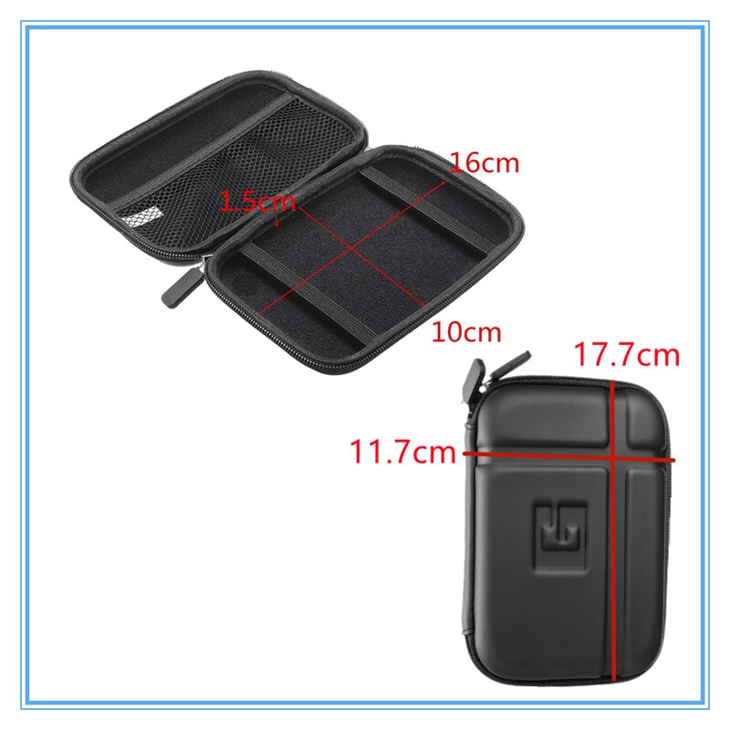5 inch Waterproof Carrying Case GPS Hard Cover Sat Nav GPS Navigator Protection Package For TomTom GO 5100 5000 510 500