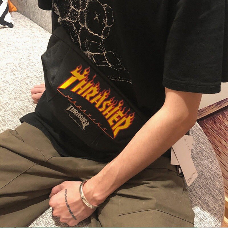 Neue Männer lässig Taille Pack Tasche Nylon Schulter fanny Packungen Frauen Gürtel Tasche Geld Telefon Beutel: rot Wort