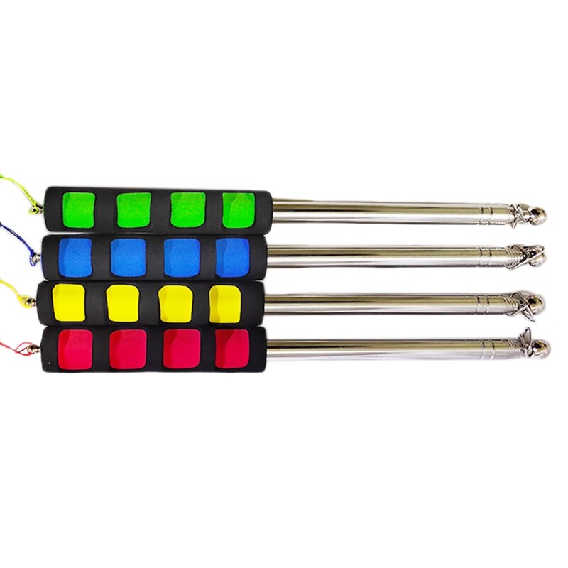 Mât télescopique portatif allongé de poignée d'éponge de mât de mât de Guide télescopique d'acier inoxydable: Default Title
