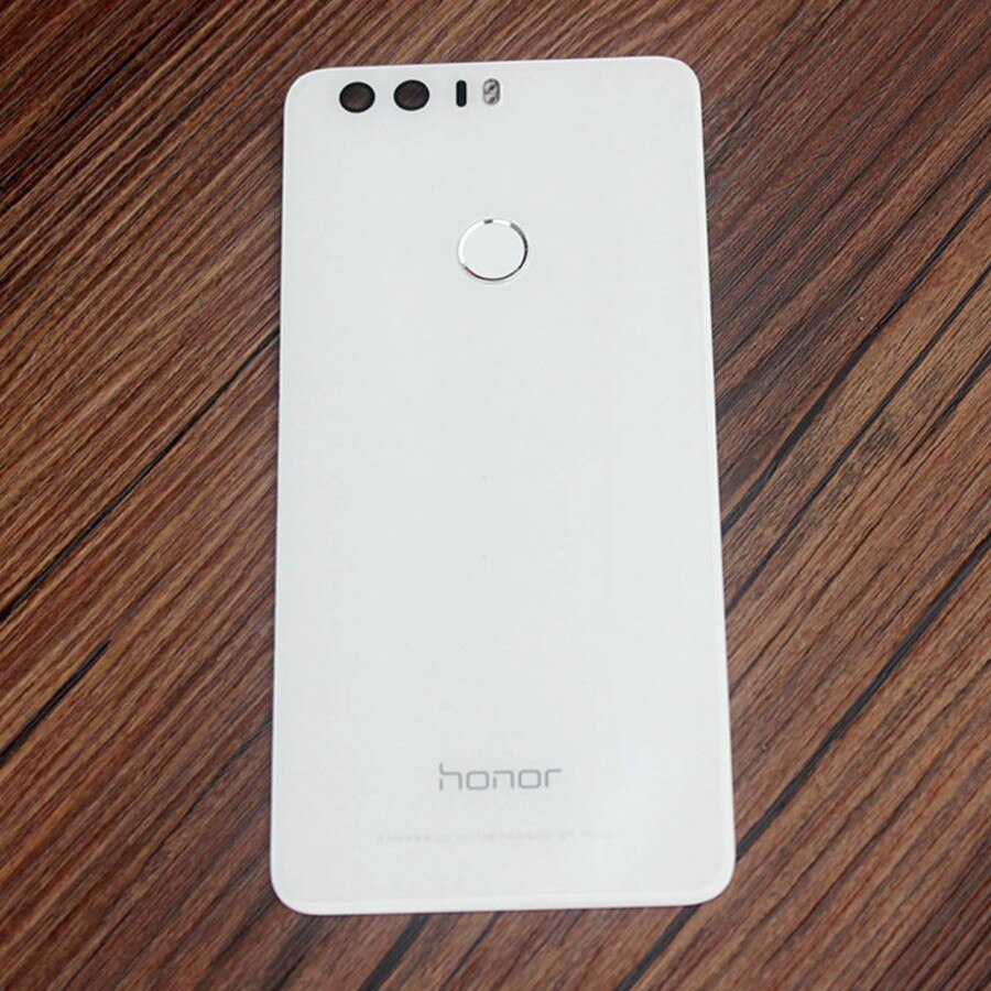 Für Huawei Honor 8 Batterie Abdeckung Zurück Glas Panel Hinten Tür Gehäuse Fall Für Honor 8 Lite Batterie Abdeckung + fingerPrint Taste