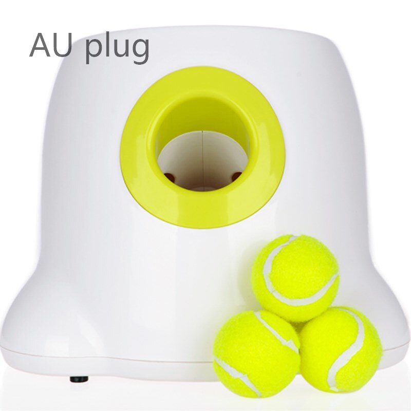 Hond Huisdier Speelgoed Tennisbal Launcher Automatische Gooien Machine Hond Bal Gooien Apparaat Met 3 Ballen