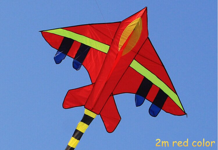 Divertimento tutto'aria aperta sport NUOVO Aereo/Aereo Aquilone/combattente con Maniglia E la Linea di Buono di Volo per I Bambini