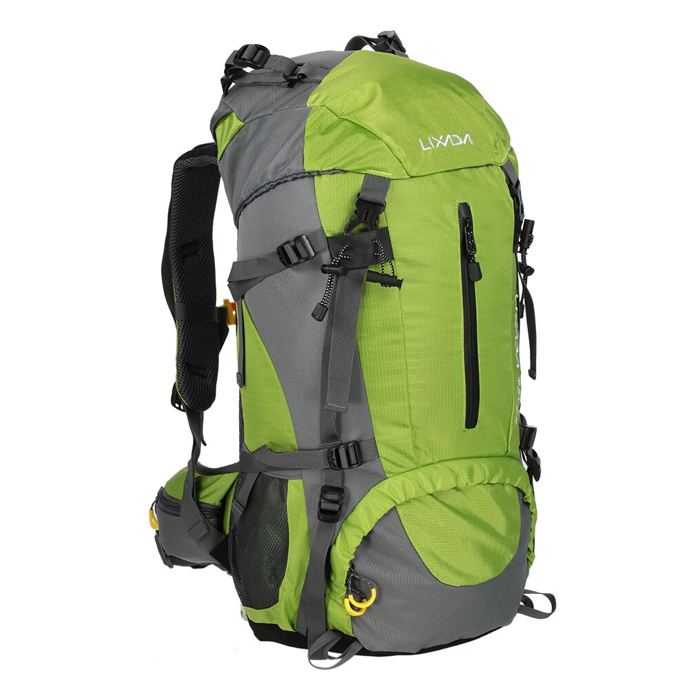 Lixada-mochila impermeable para deportes al aire libre, 50L, senderismo, Camping, viaje, montañismo, escalada