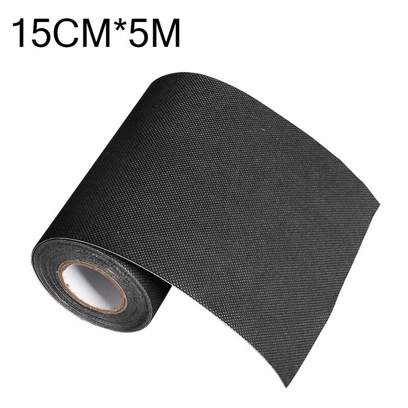 Tuin Zelfklevende Deelnemen Groene Tape Synthetische Gazon Gras Kunstgras Naden Decor Gras Voegwerk Voor Tuin: black / 15x5cm