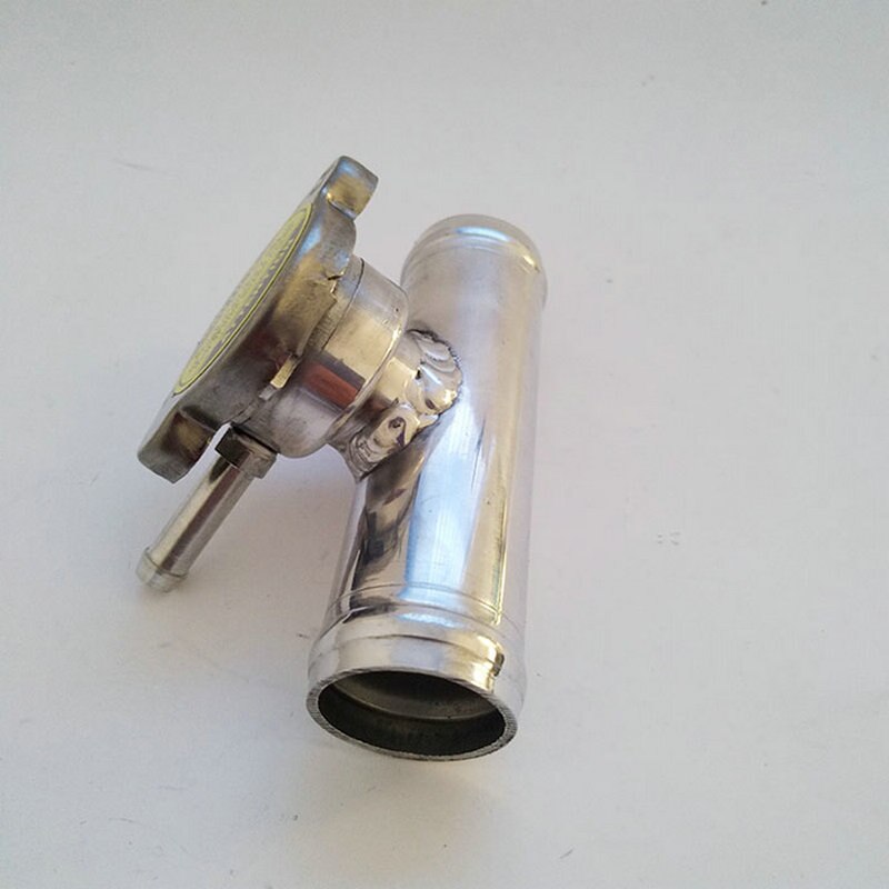 38mm 1-1/2" o.d All Aluminum In-Line Radiator Hose Connector Filler Neck/ Cap
