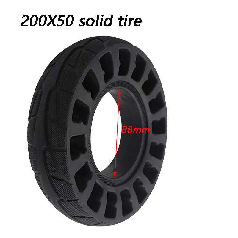 Reifen mit 88 mm Innendurchmesser und 200 x 50, geeignet für 8-Zoll-Elektroroller mit nicht aufblasbaren Waben-Vollreifen: Tiefe Grün