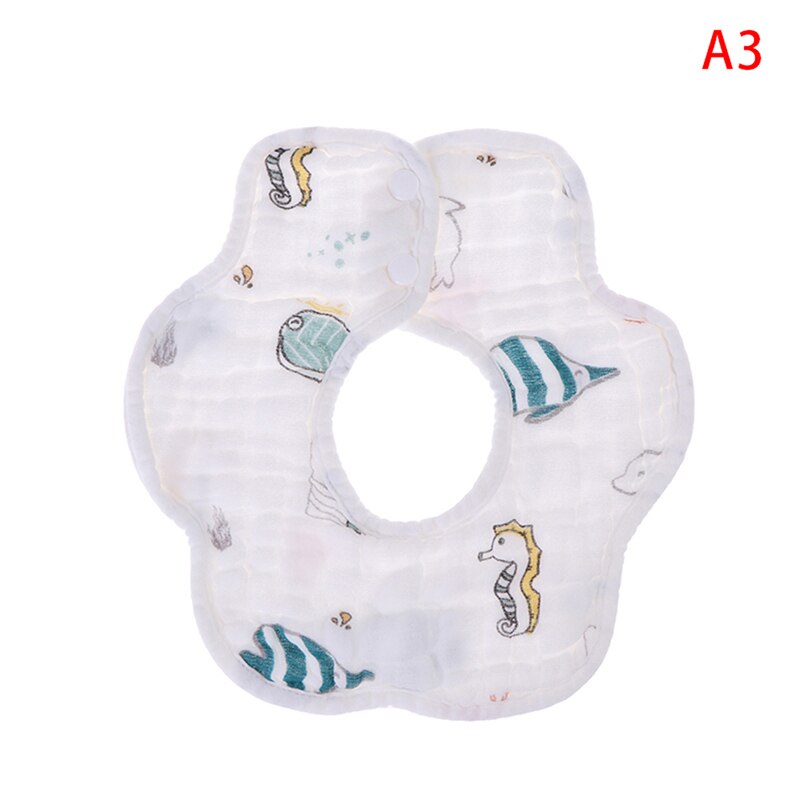 Slabbers 360 Graden Rotatie 8 Lagen Gaas Mousseline Baby Kids Bandana Baby Kids Accessoires: A3