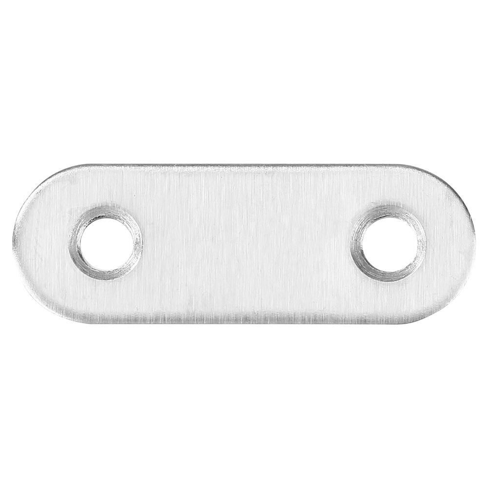 4pcs Stainless Steel Corner Brackets Straight Angle Codes Furniture Metal Fittings Angle Fastener Connecting Piece Hardware
