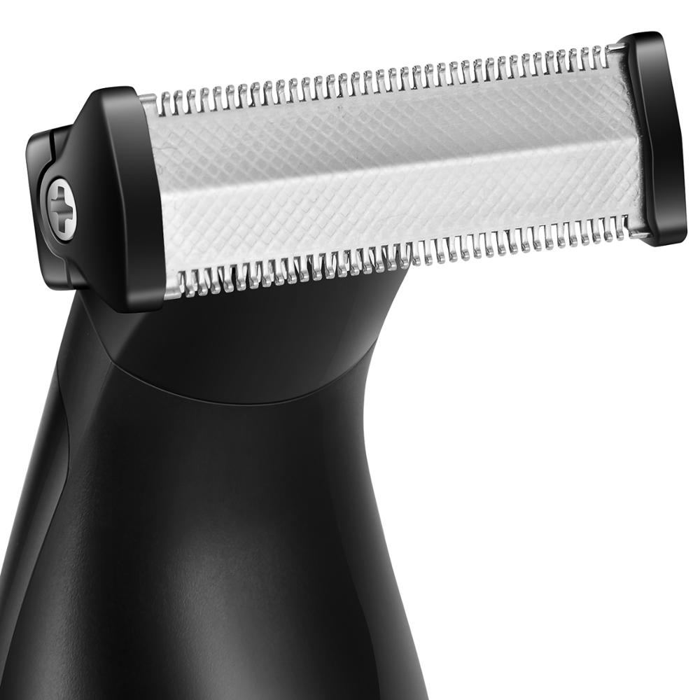 VGR Epilator for Men Rechargeable one blade Beard Trimmer USB Charger electric razor Male Body Hair Remover with 3 Limit Combs