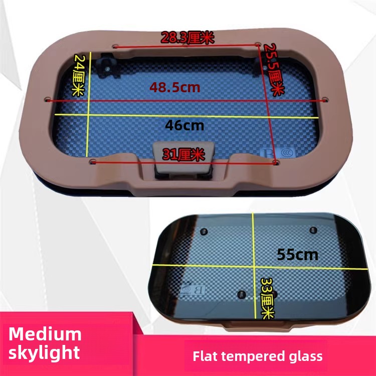 Universal Manual Sunroof for Electric Car,electric Tricycle: green