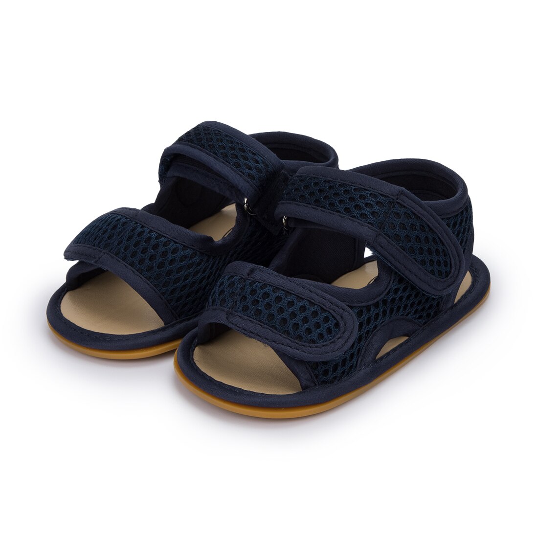 Sandales souples antidérapantes pour bébés filles et garçons de 0 à 18 mois, chaussures d'extérieur, de première