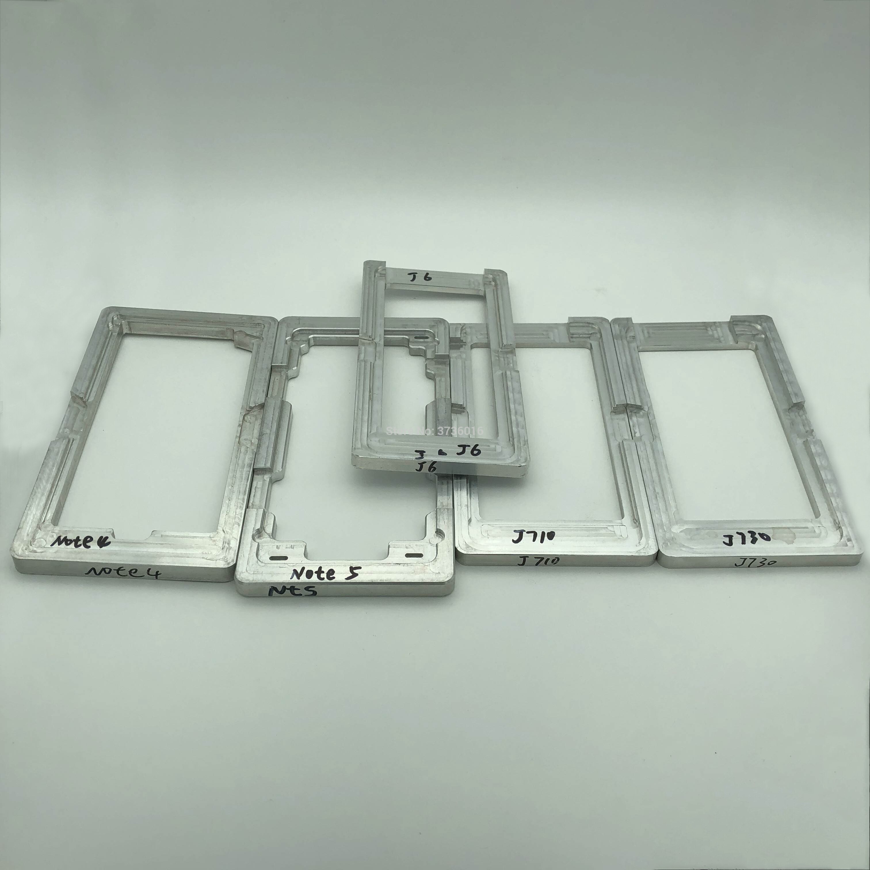 Uitlijnmal voor het positioneren van het samsung  a3/a5/a6/a7- scherm, oca lcd-laminering, reinigingsmal voor reparatie van mobiele telefoons