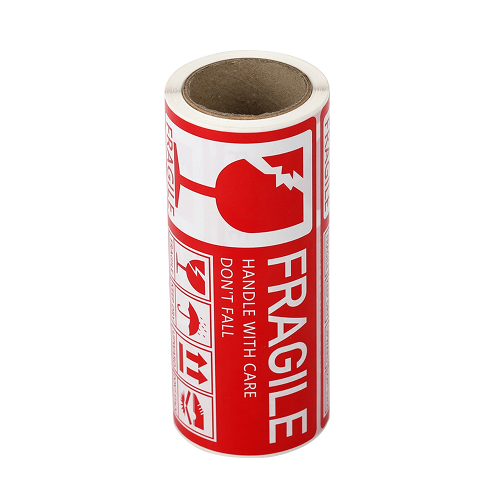 250sheets/roll Fragile Sticker Moving Warning Easy Apply Packaging Goods Decoration Handle With Care Notice Practical Express