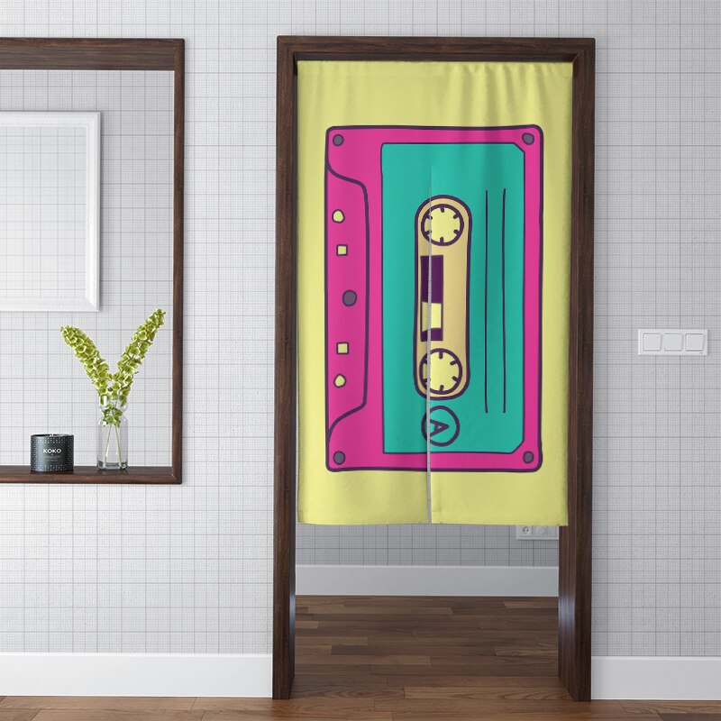 Japanse Klassieke Tapes Patroon Dikke Deur Gordijn Keuken Restaurant Zachte Korte Fluwelen Deur Gordijn Home Decor Shading Tapestry: Style07