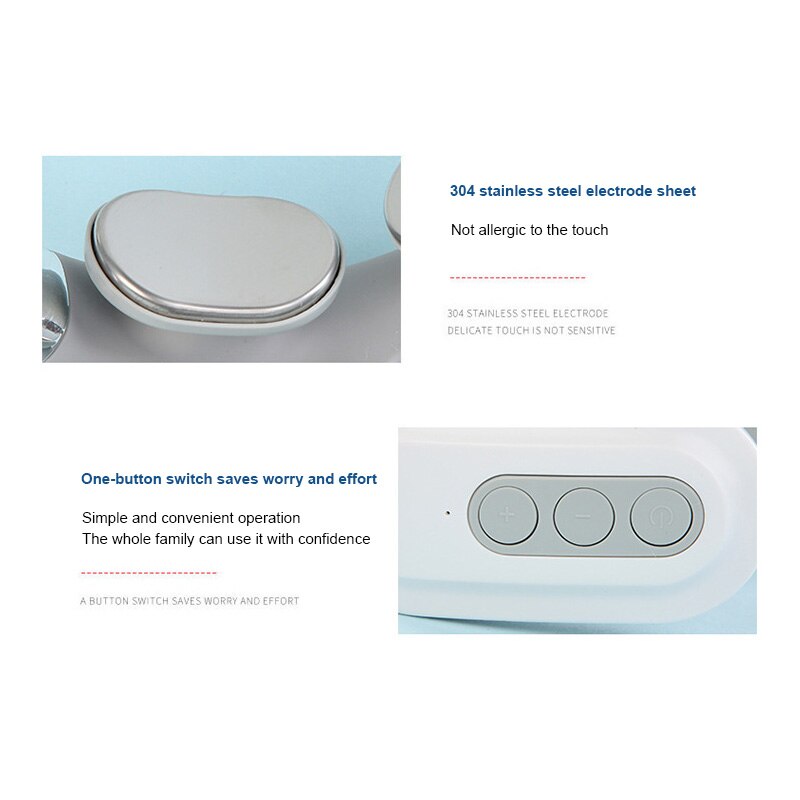 Heads Smart Electric Neck Massager Neck Pulse Back Power Control Deep Care Magnetic Physiotherapy Health Care Relax Tool