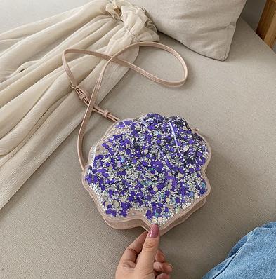 Di modo Borsette Disegno di Figura Che Scorre Paillettes di Brevetto Delle Signore di Cuoio del Sacchetto di Spalla del Tote di Crossbody del Sacchetto di Borsa Delle Donne Della Borsa del Sacchetto di Frizione: Colore rosa