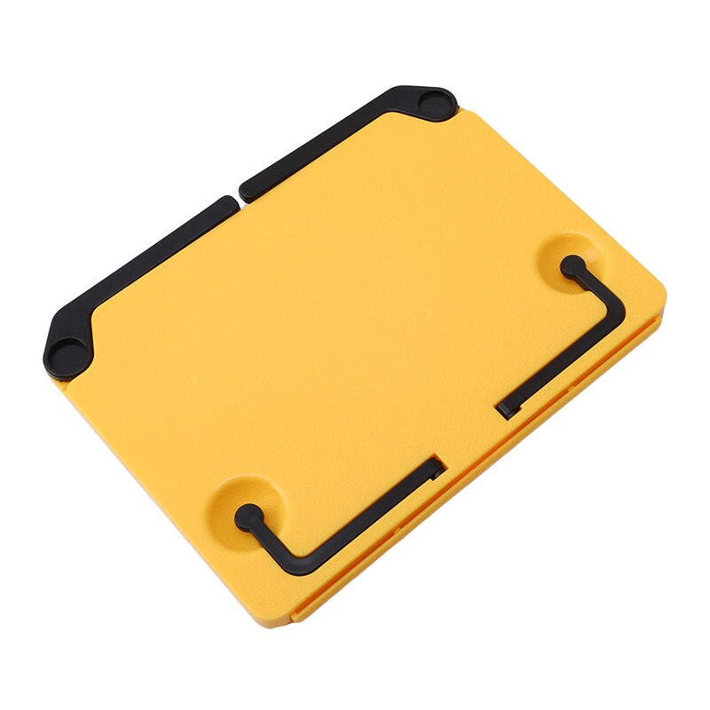 Sheet Music Stand Portable Desk Book Stand Holder Folding Table Top Sheet Training Tackle Instrument Universal Guitar Stand: yellow