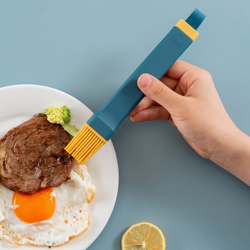 Silikon grill kjøkken olje pensel bakebrett brød kokk konditor olje smør maling pensel baking grill krydder saus verktøy