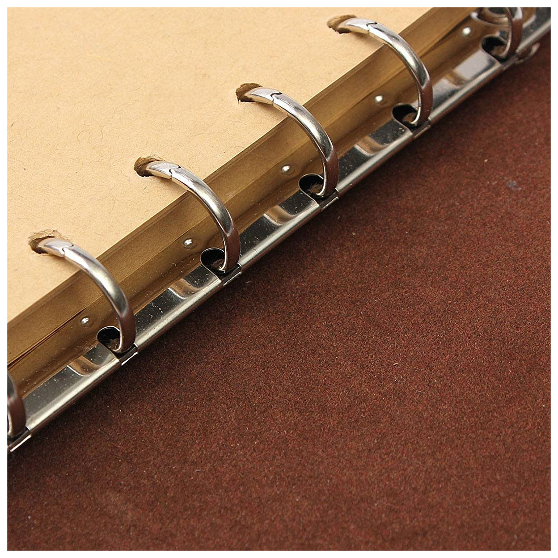 Diary notebook vintage style leather green